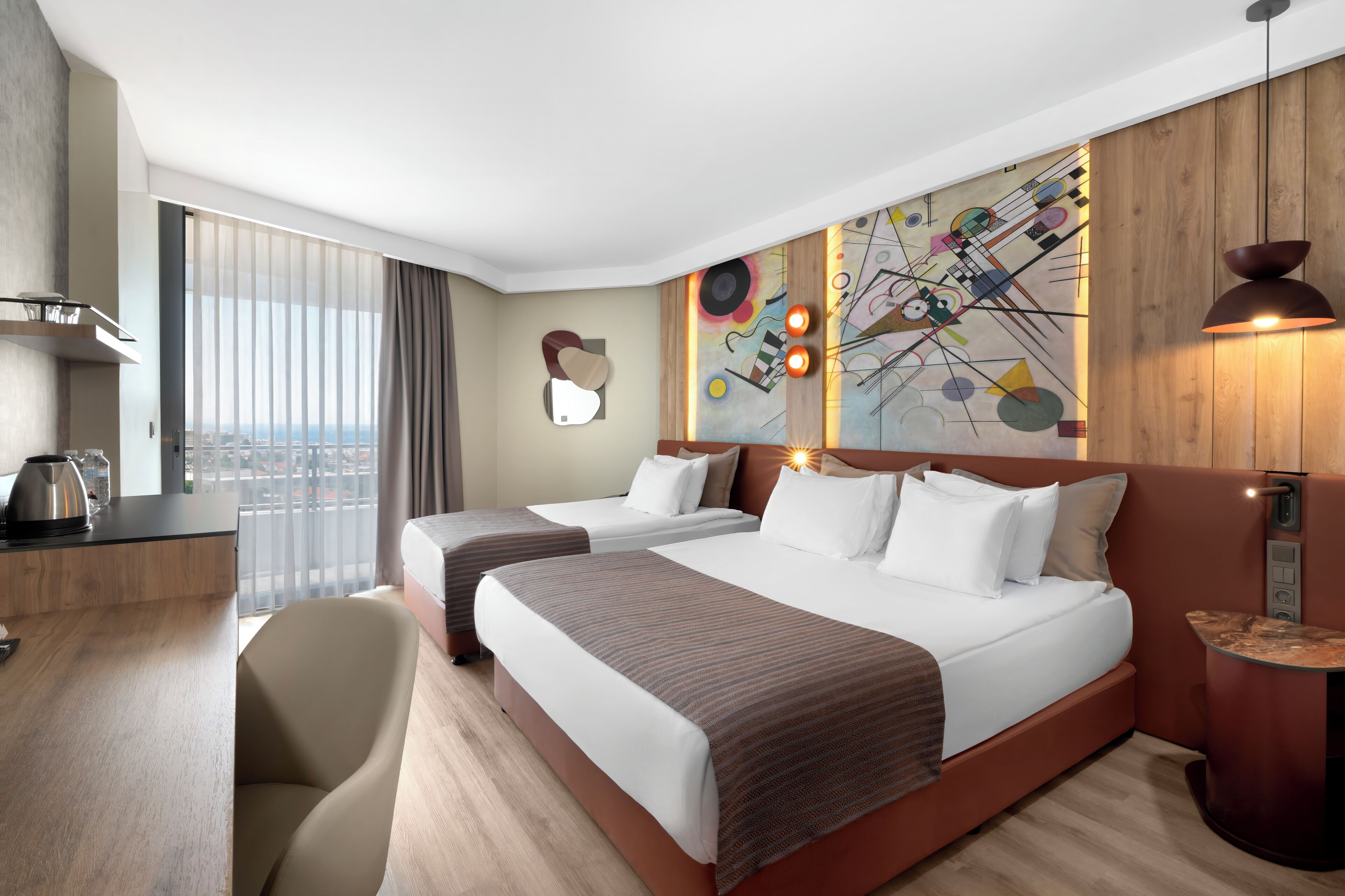 Minibar, in-room safe, desk, iron/ironing board