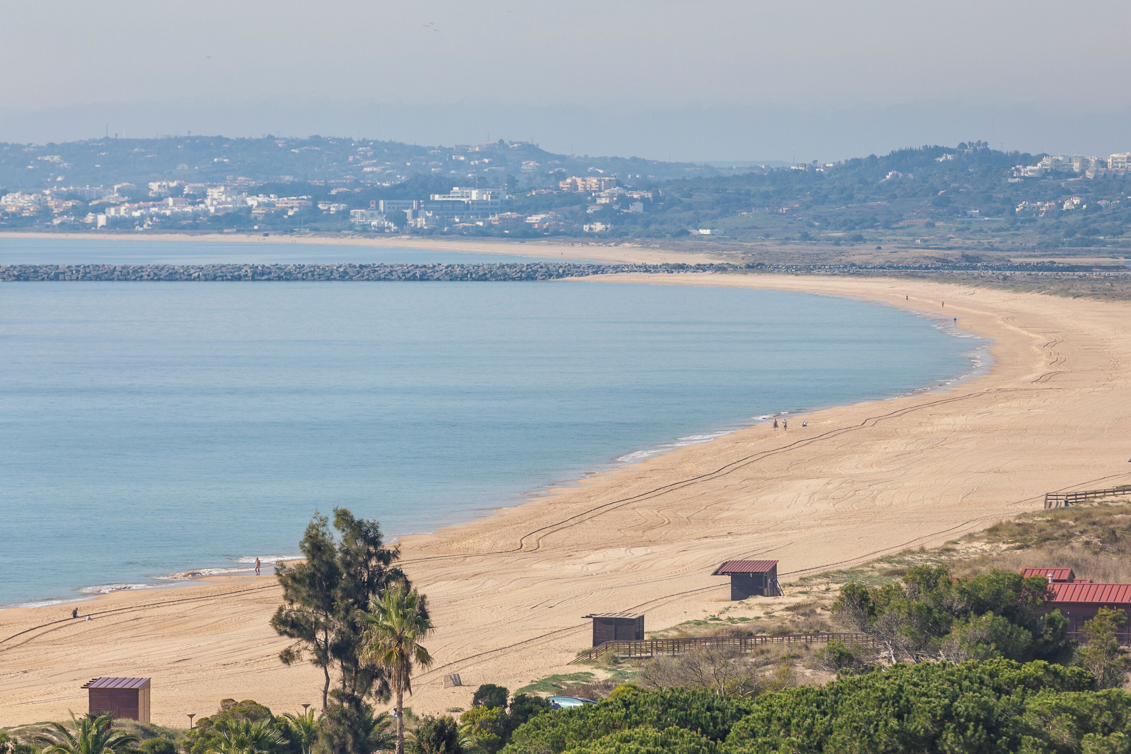 Vue sur la plage ou l’océan