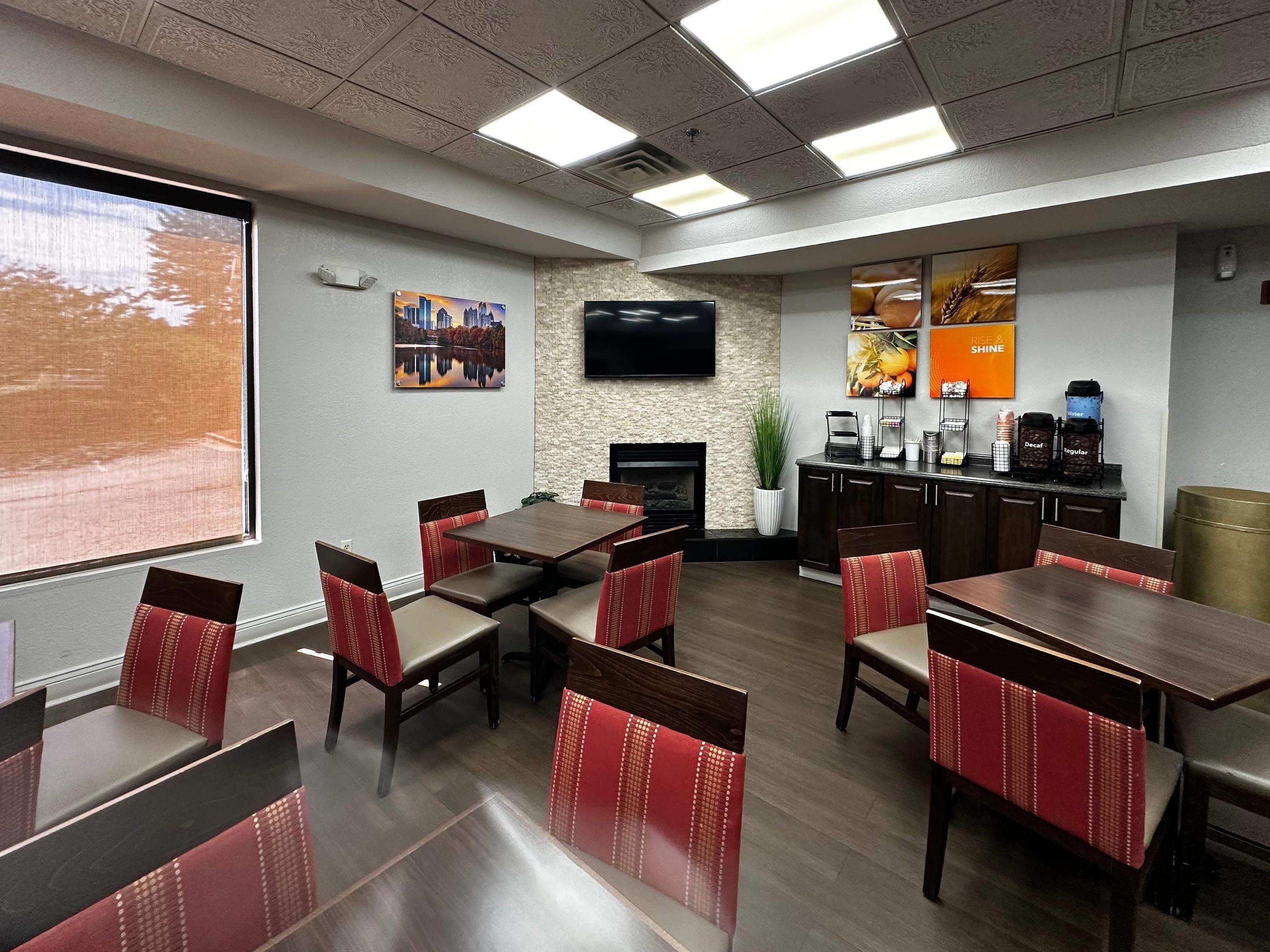 Free buffet breakfast