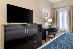 Premium bedding, in-room safe, desk, laptop workspace