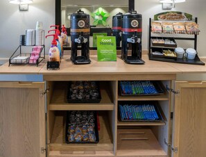 Free daily on-the-go breakfast