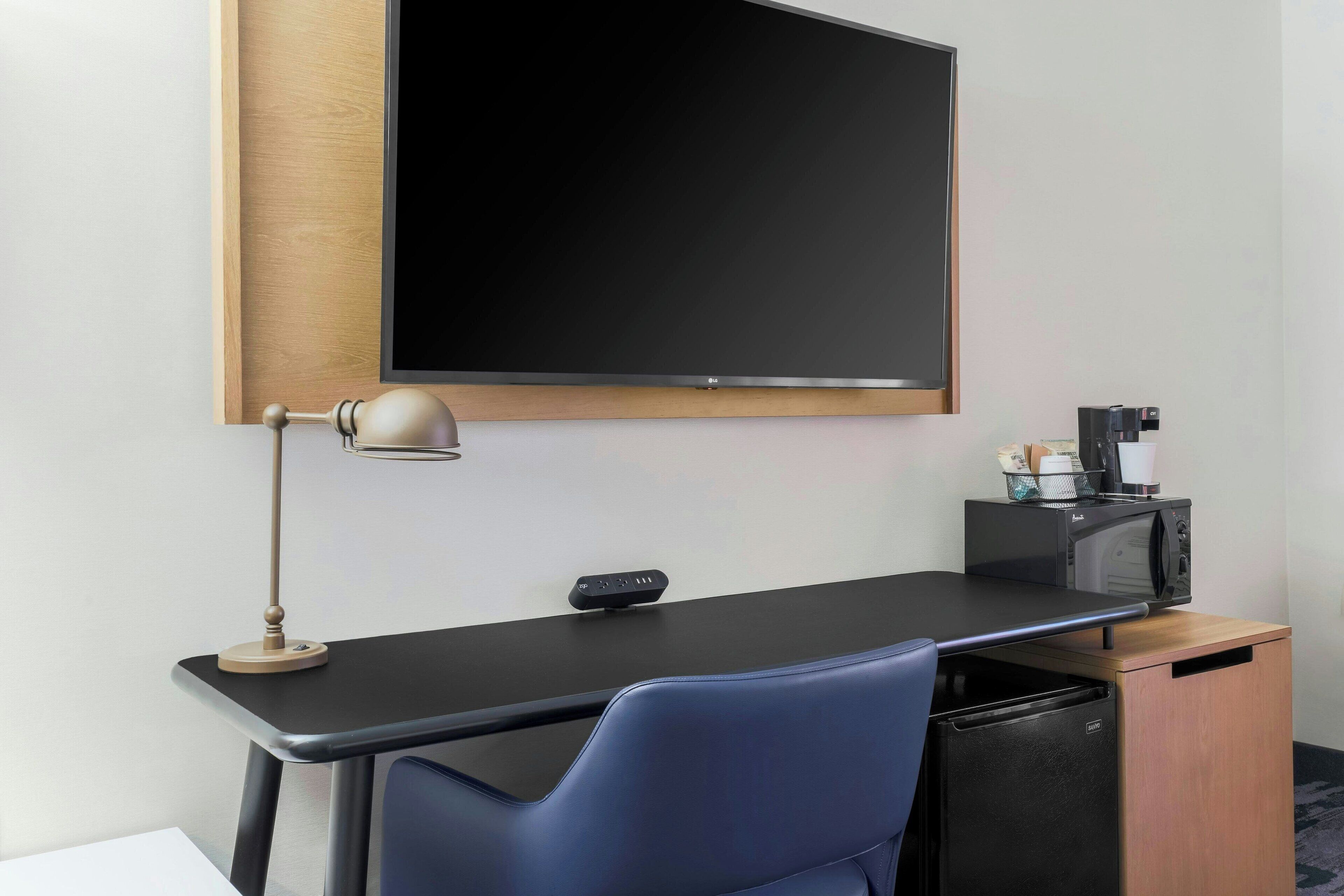 in-room safe, desk, blackout curtains, iron/ironing board