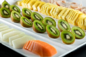 Daily buffet breakfast (EUR 18.50 per person)