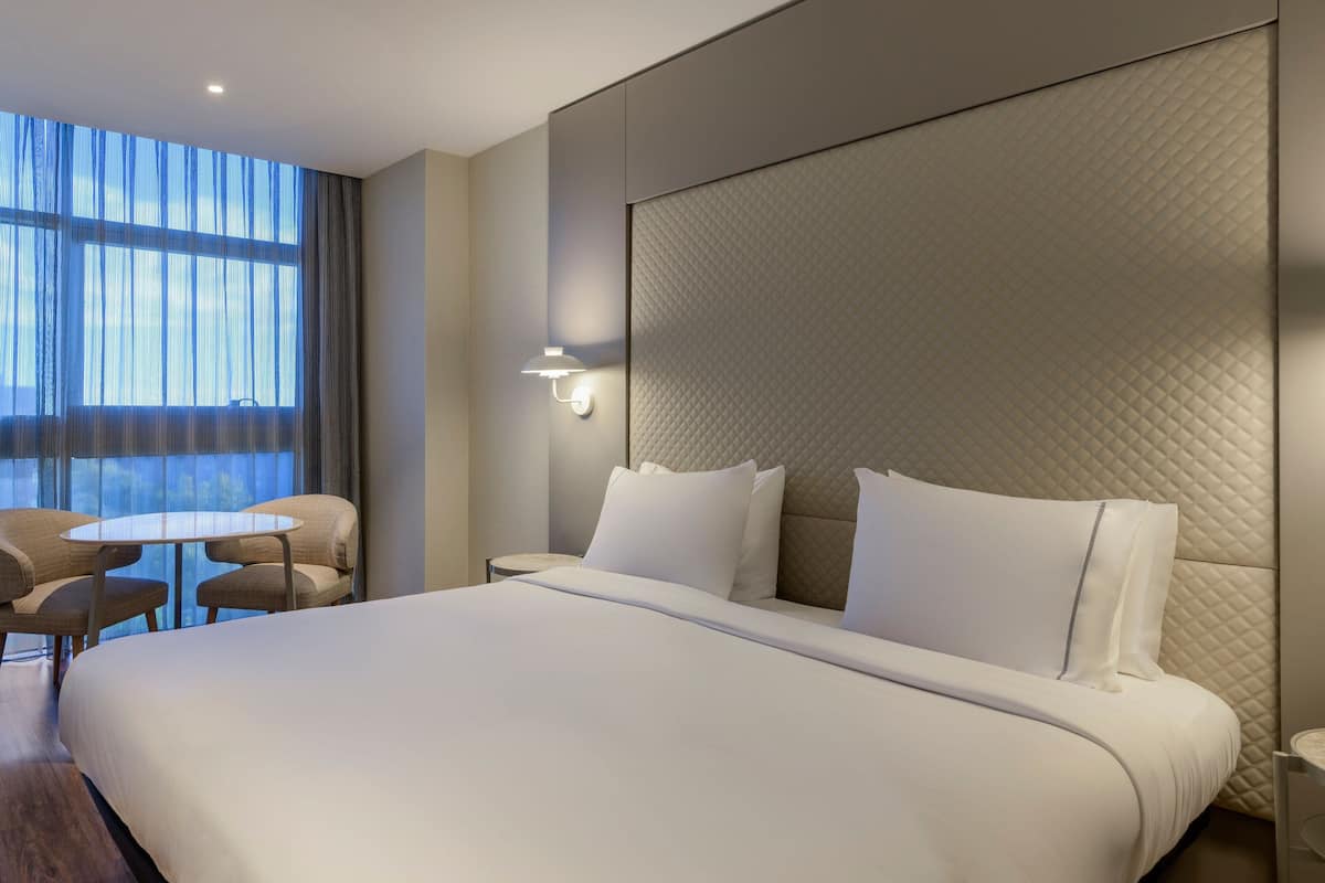 Minibar, in-room safe, desk, blackout curtains