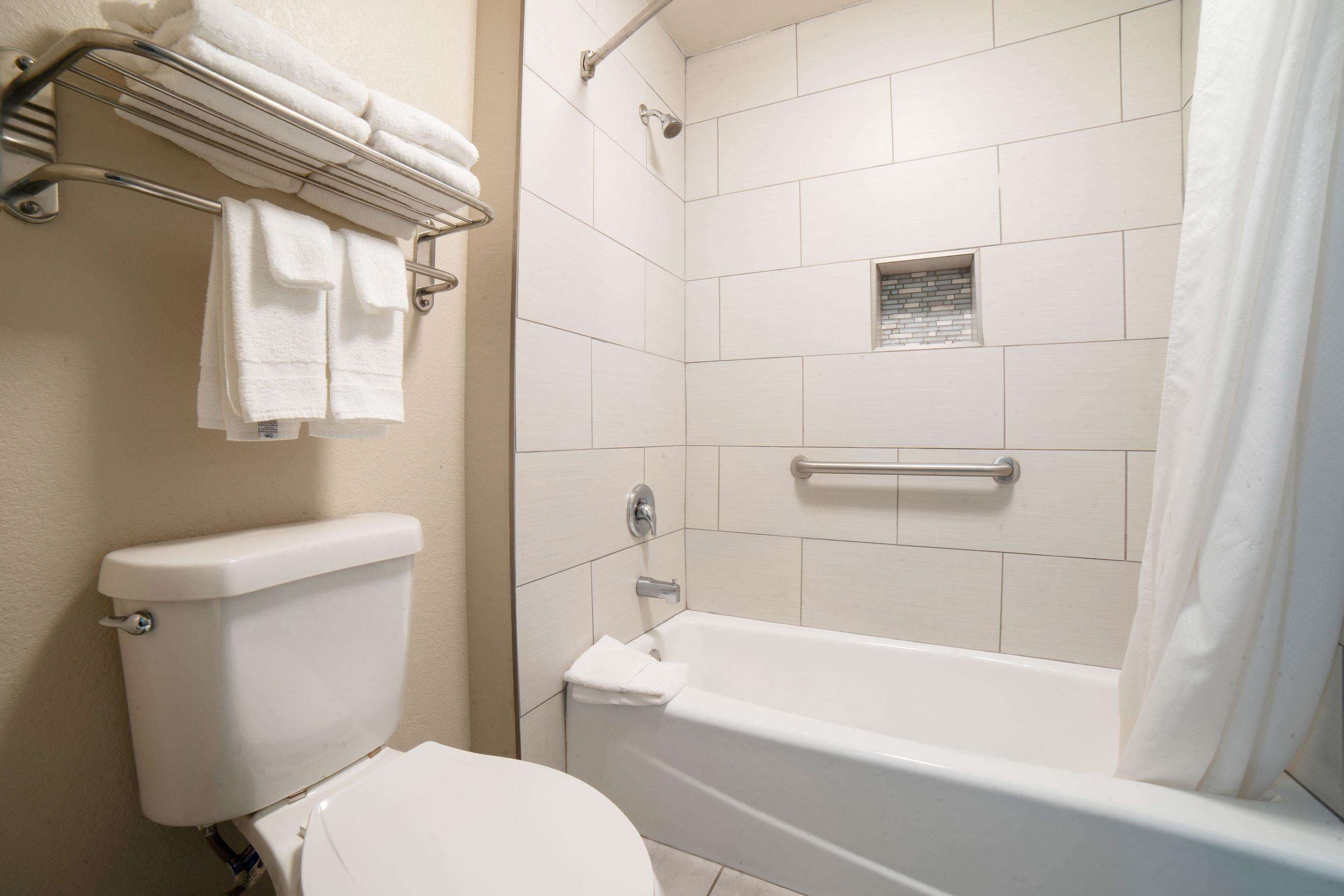 free toiletries, hair dryer, towels, soap