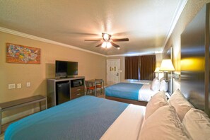 Desk, iron/ironing board, free WiFi, bed sheets