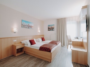 Ropa de cama hipoalergénica y minibar
