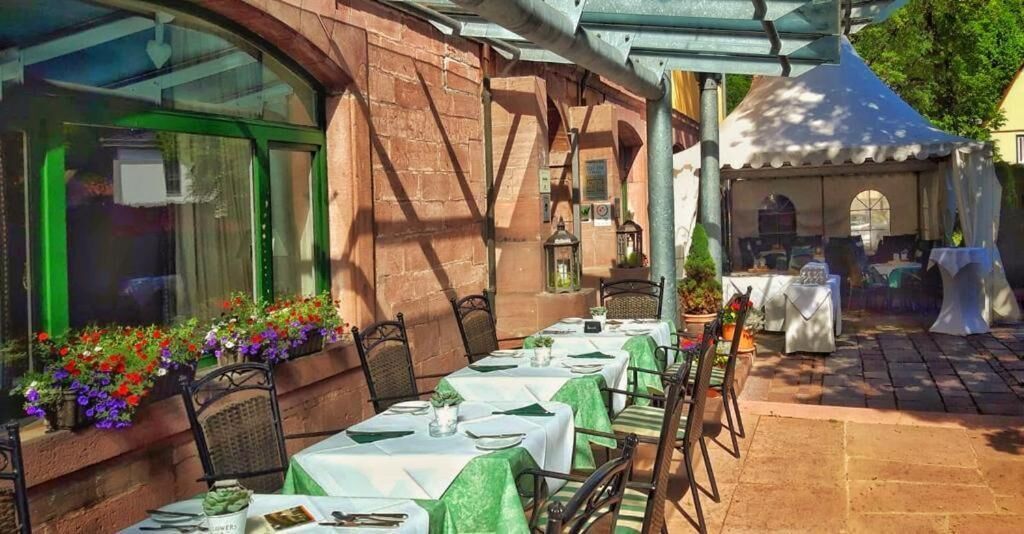 breakfast, lunch served; modern european cuisine, al fresco dining