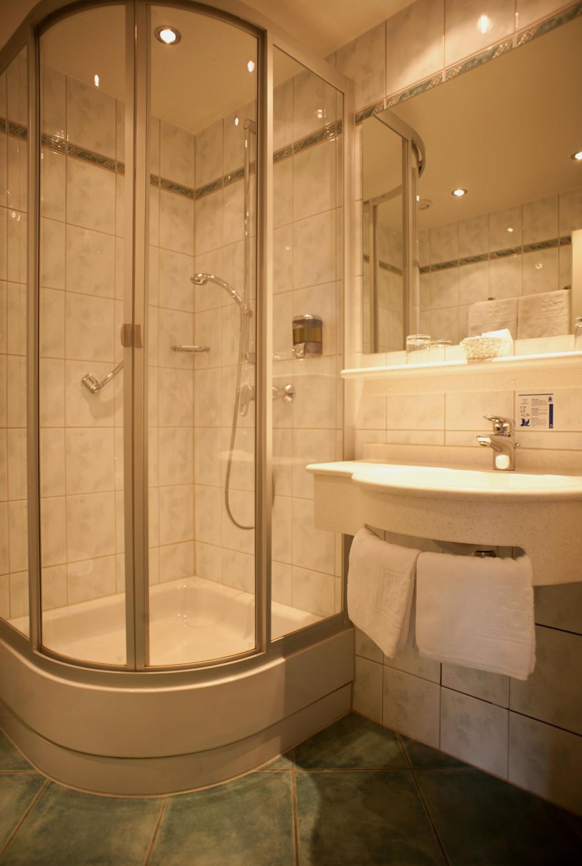 free toiletries, hair dryer, bathrobes, towels