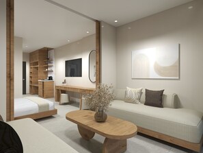 Desk, laptop workspace, soundproofing, iron/ironing board - Magda Hotel (Hersonissos)