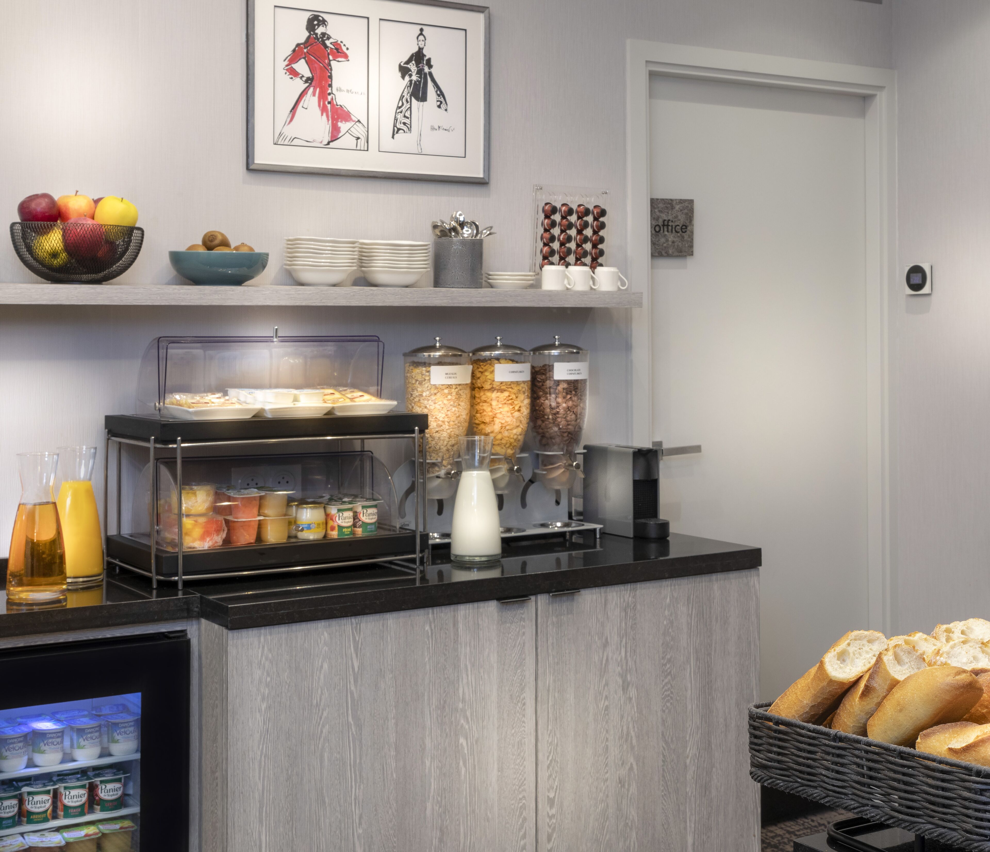 daily buffet breakfast (eur 17 per person)