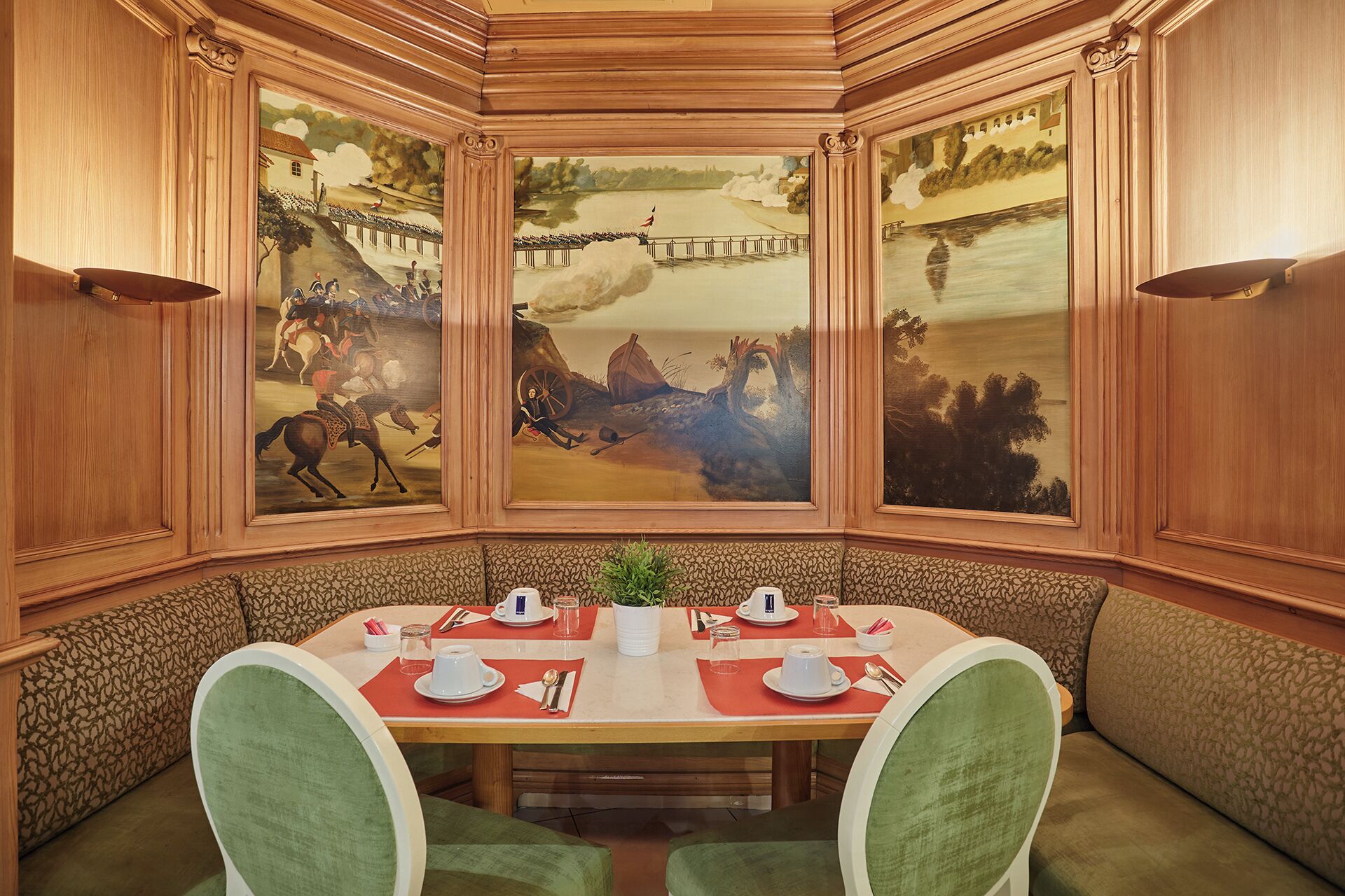 daily buffet breakfast (eur 14 per person)