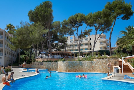 Blick von der Unterkunft. Club Hotel Cala Ratjada