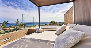 Suite Familiale, terrasse, vue mer (Rooftop) | Vue de la chambre