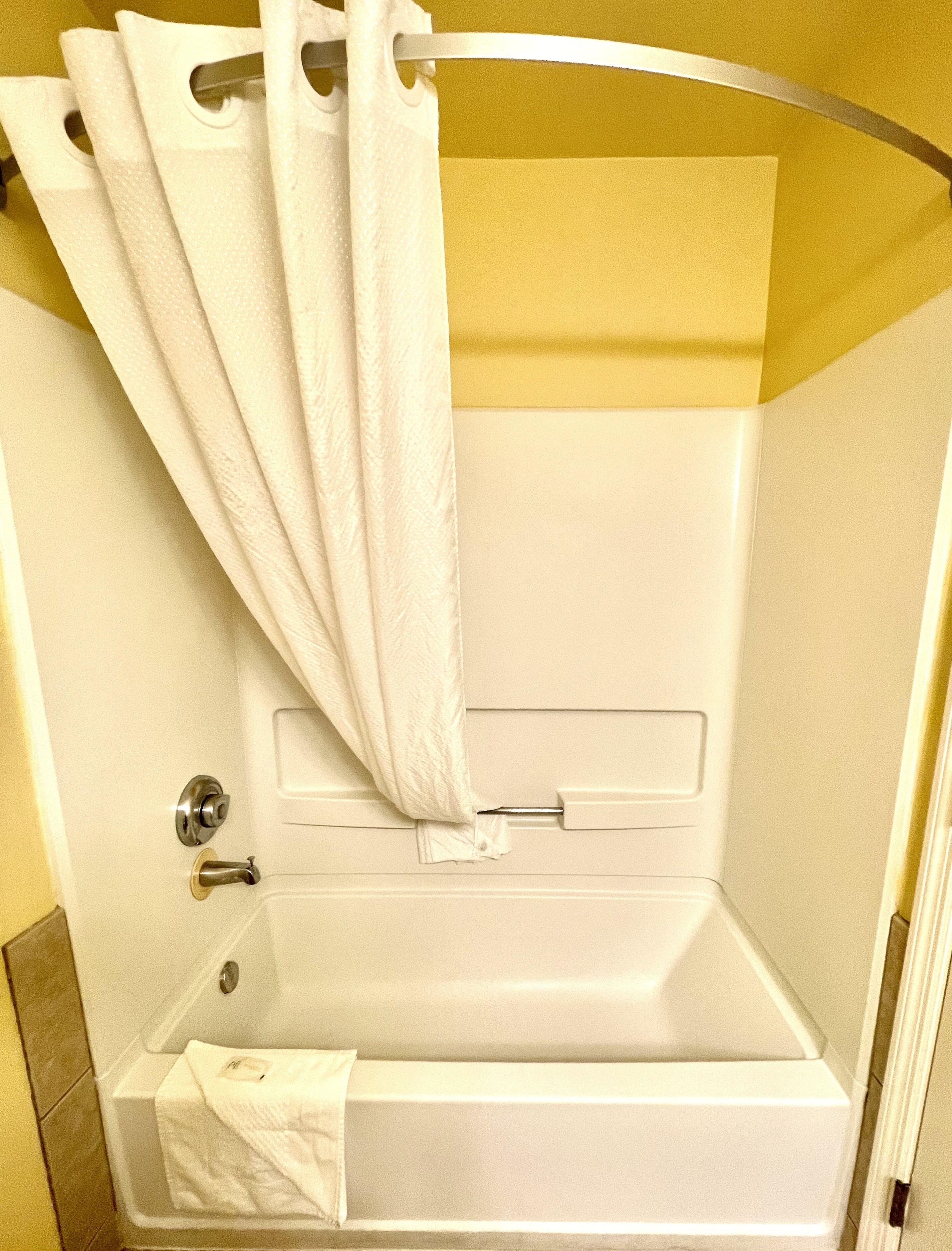 Suite, 1 King Bed, Accessible, Non Smoking (Efficiency) | Bathroom | Free toiletries, towels