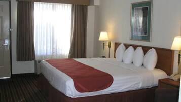 Iron/ironing board, free WiFi, bed sheets, alarm clocks