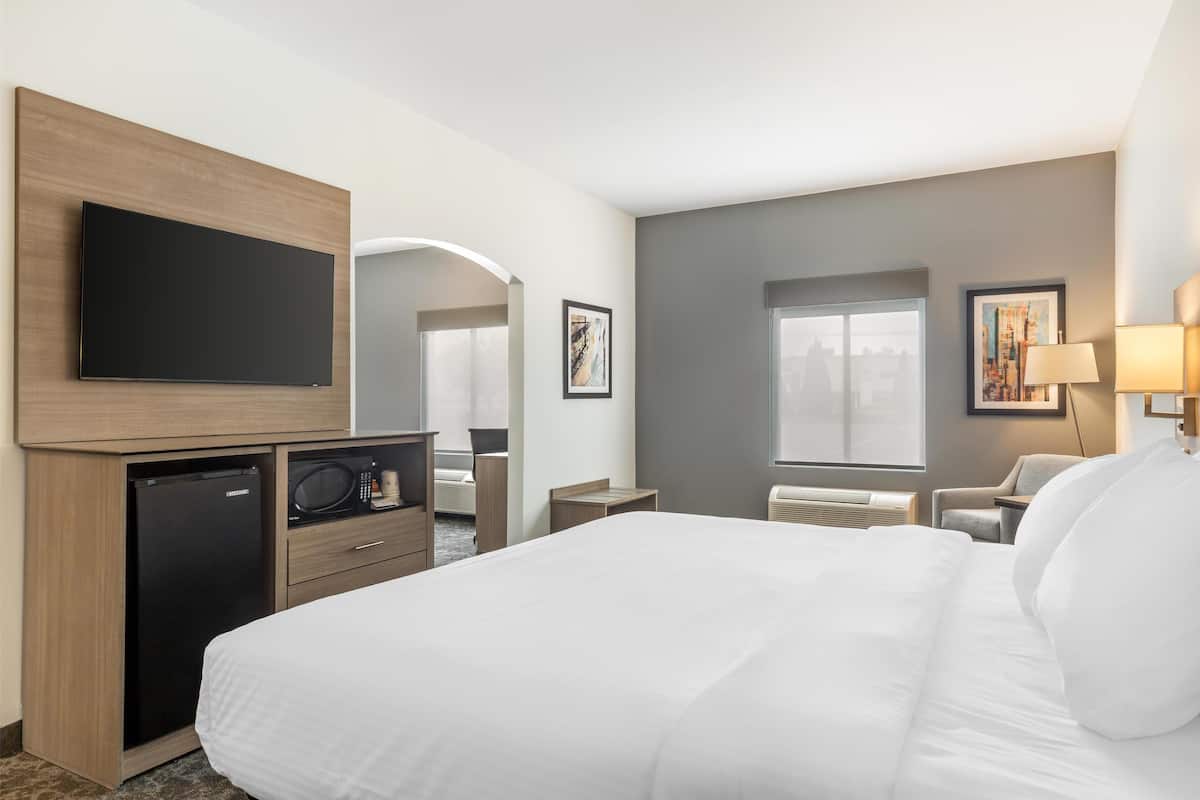 1 bedroom, desk, laptop workspace, soundproofing