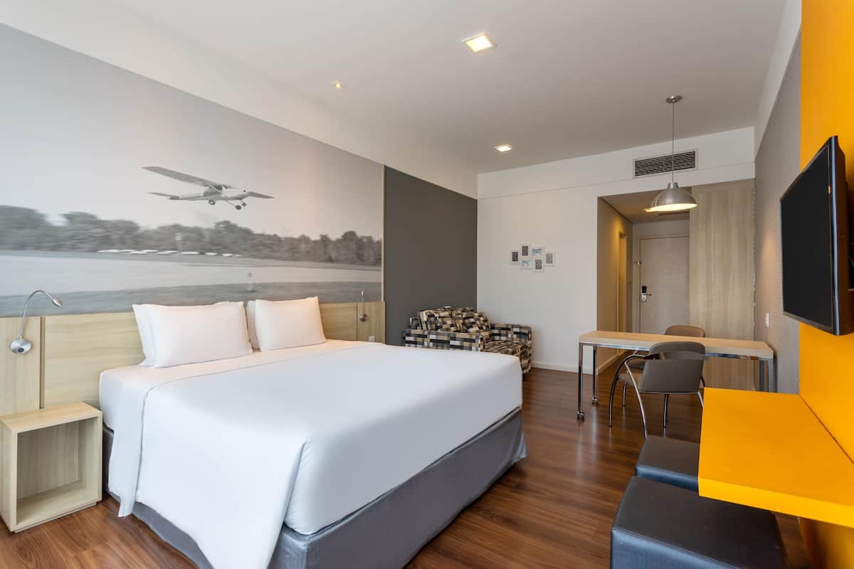 Premium bedding, minibar, in-room safe, desk