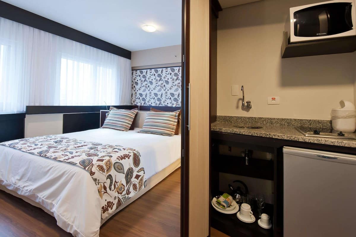 슈피리어 아파트, 싱글침대 2개 | 미니바, 객실 내 금고, 책상, 노트북 작업 공간