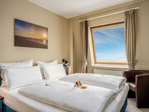 Ropa de cama hipoalergénica y minibar 