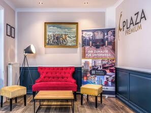 Sitteområde i lobbyen