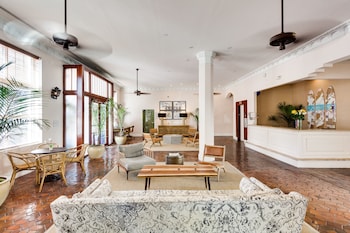 Reception area at Clinton Hotel South Beach