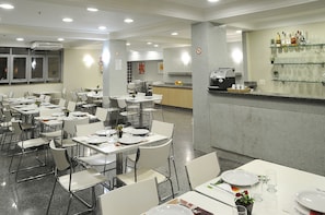 Breakfast, lunch, dinner served; Brazilian cuisine