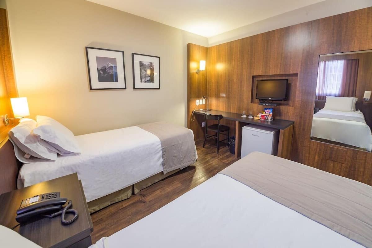 Minibar, in-room safe, desk, laptop workspace