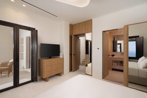 5 Schlafzimmer, hochwertige Bettwaren, Zimmersafe, Verdunkelungsvorhänge