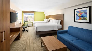 Suite, Multiple Beds | Premium bedding, in-room safe, desk, laptop workspace