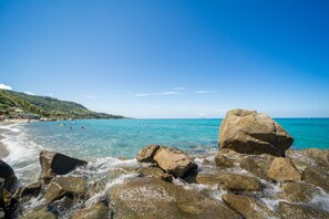 Free beach shuttle, sun loungers, beach umbrellas