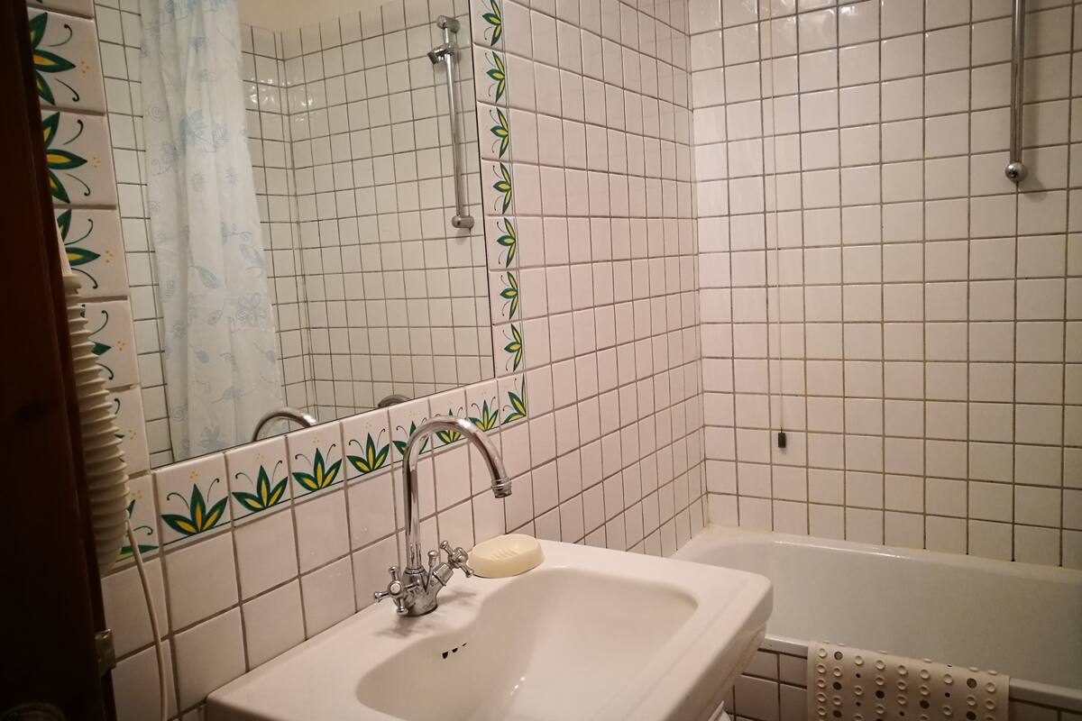 triple room | bathroom | deep-soaking bathtub, free toiletries, hair dryer, bidet