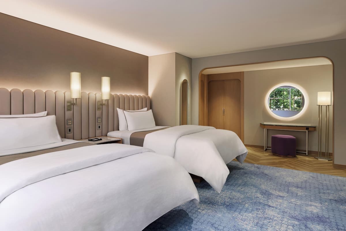 Luxury Suite, 1 Double Bed | Premium bedding, minibar, in-room safe, individually decorated