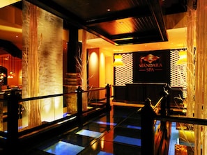 Couples treatment room(s), sauna, body treatments, aromatherapy