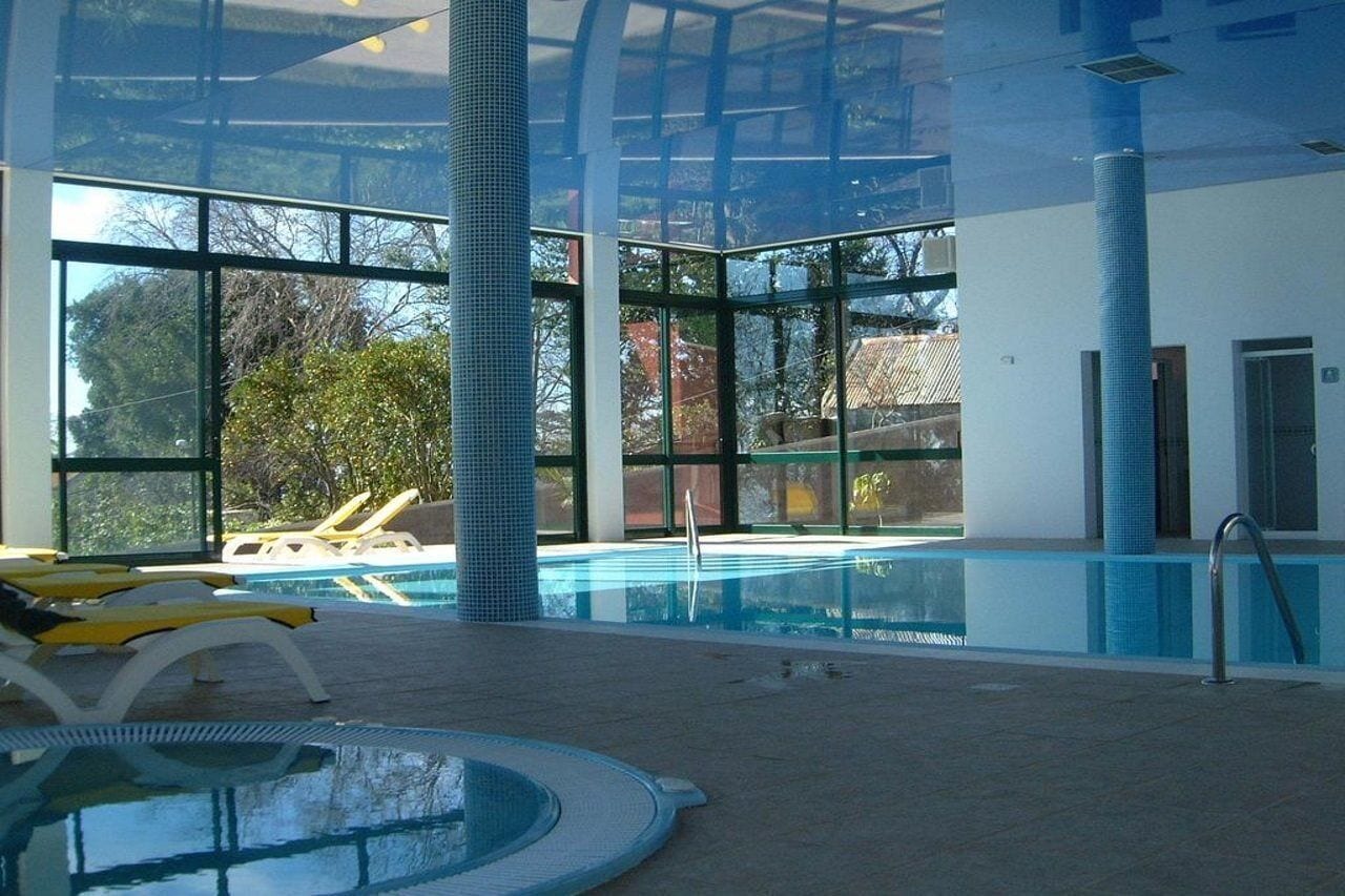 Indoor pool, outdoor pool