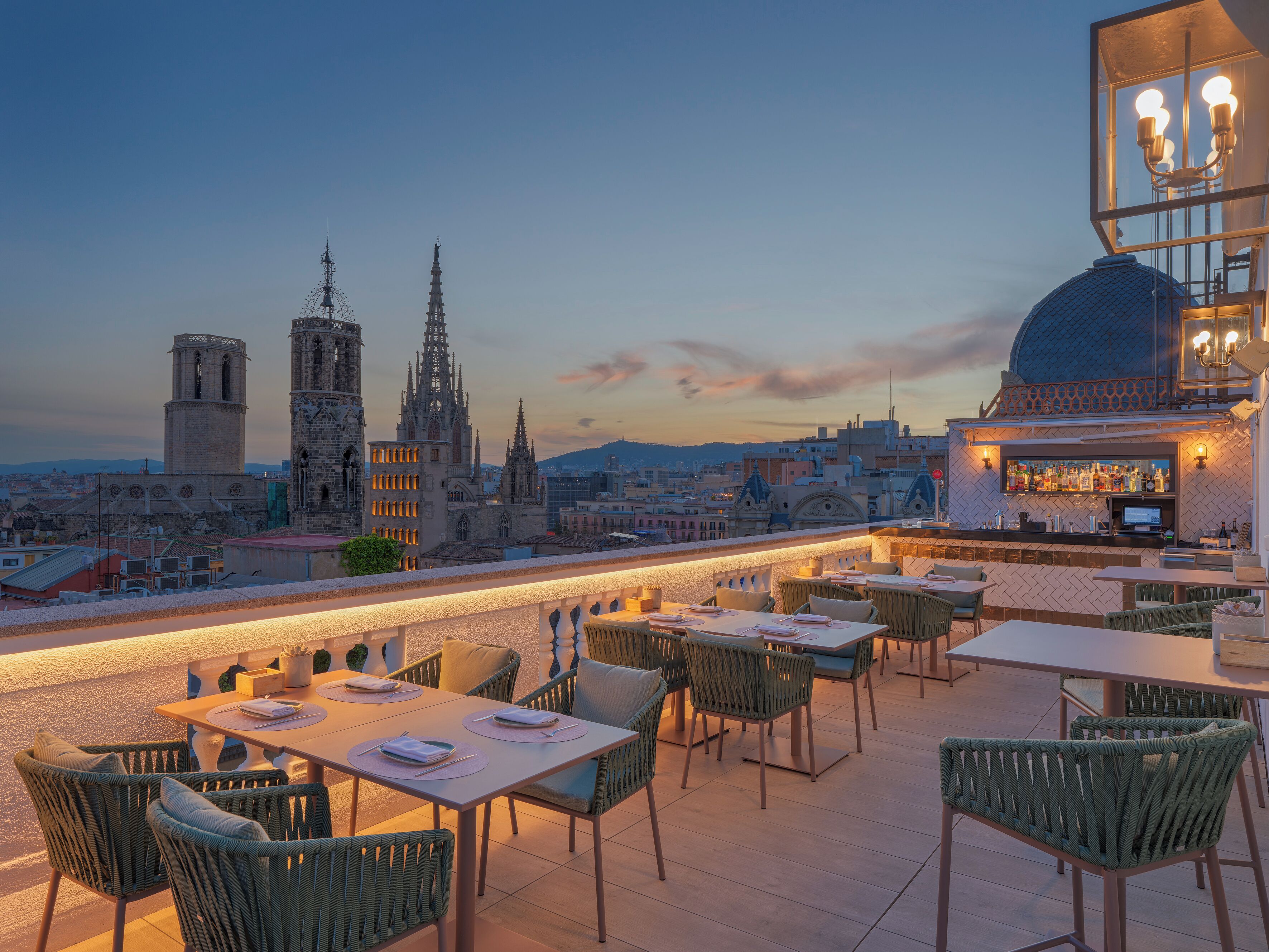 Terraza en la azotea
