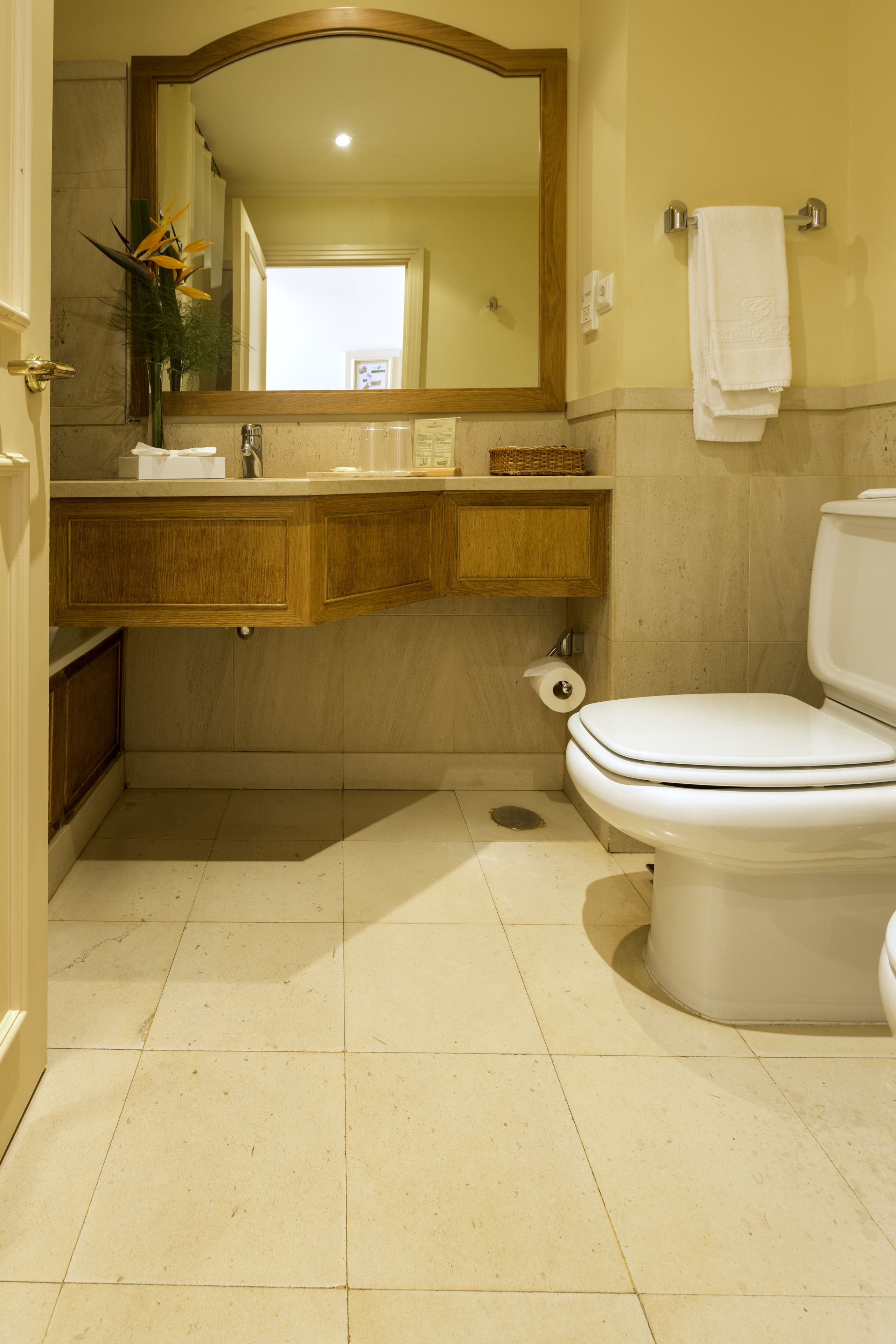 hair dryer, bathrobes, towels