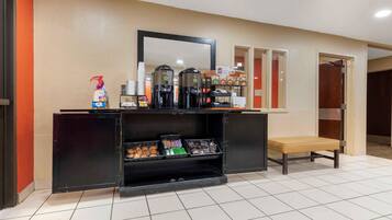Free daily on-the-go breakfast