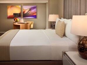 Egyptian cotton sheets, premium bedding, pillow-top beds, in-room safe