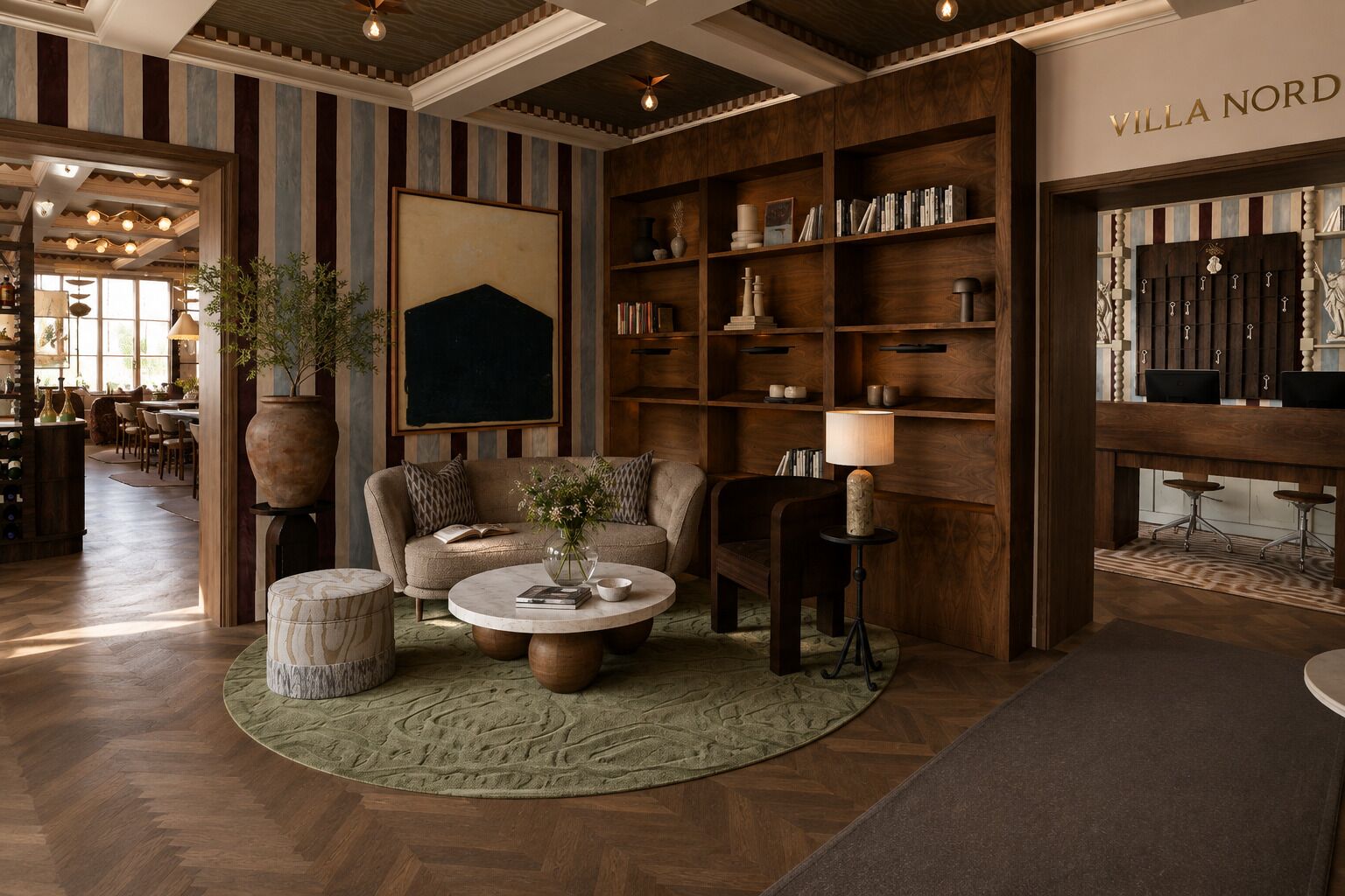 Lobby sitting area