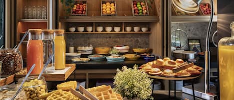 Daily buffet breakfast (EUR 20 per person)