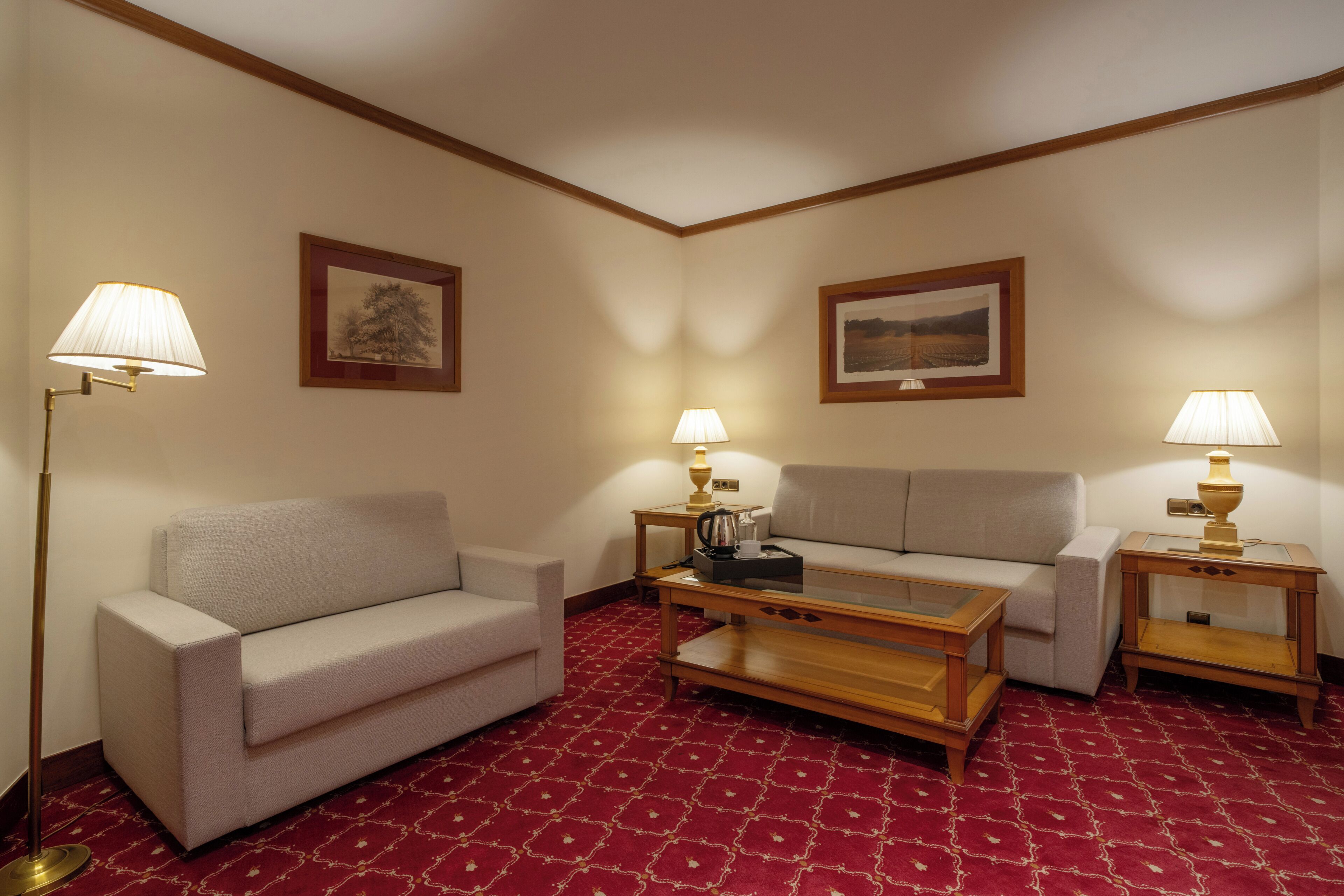 junior suite | living area | flat-screen tv