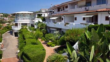 Blick von der Unterkunft