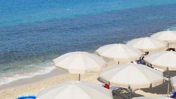Vlak bij het strand