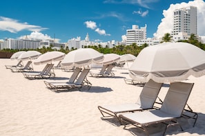 Beach nearby, sun-loungers, beach towels, beach yoga