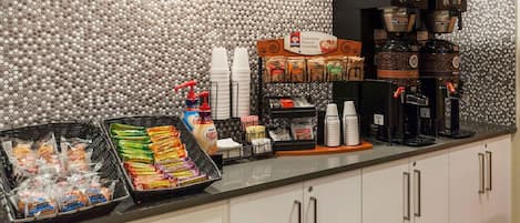 Free daily on-the-go breakfast