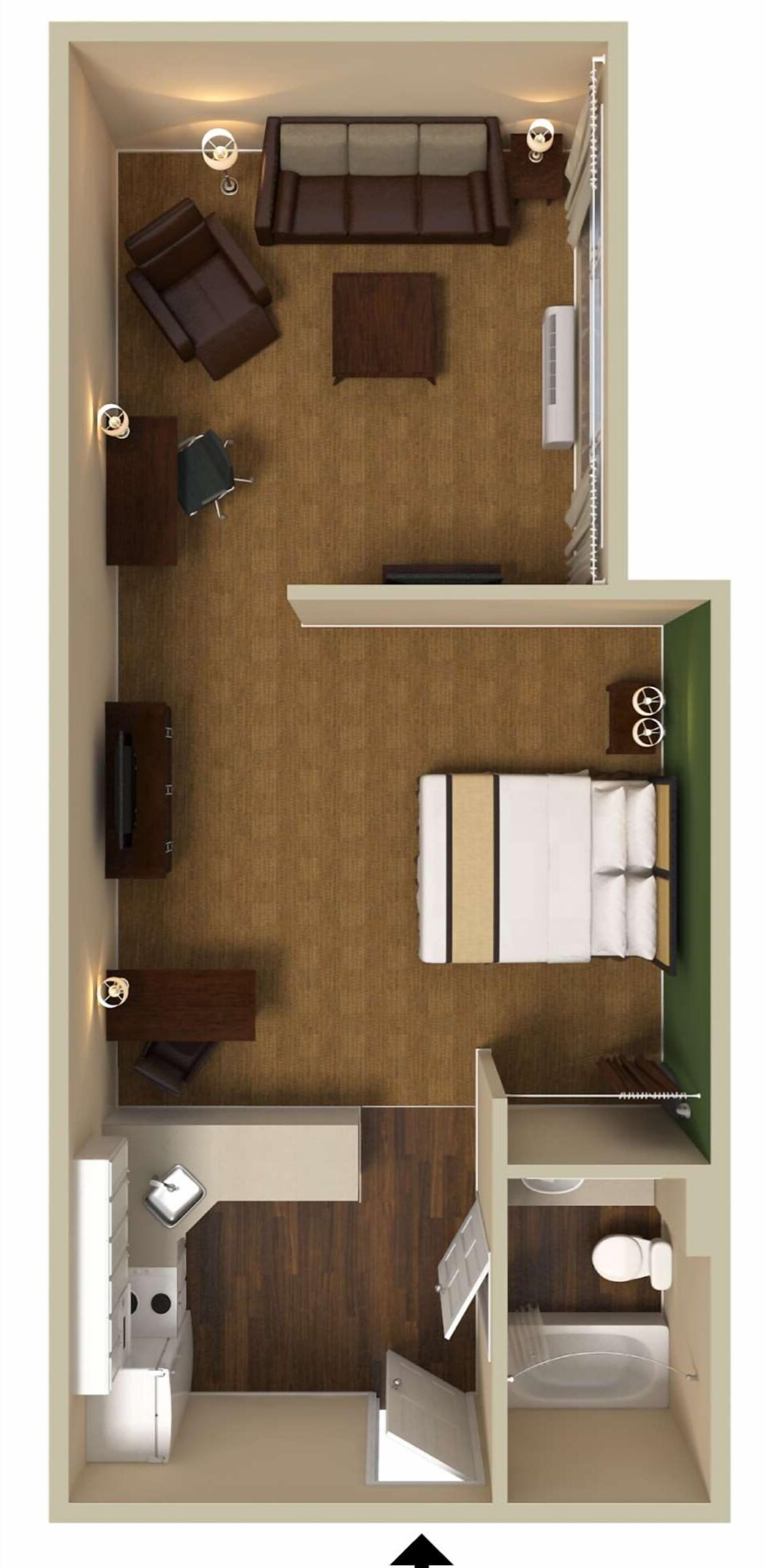 desk, iron/ironing board, free wifi, bed sheets