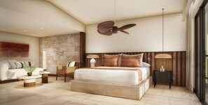 Premium bedding, pillowtop beds, free minibar, in-room safe