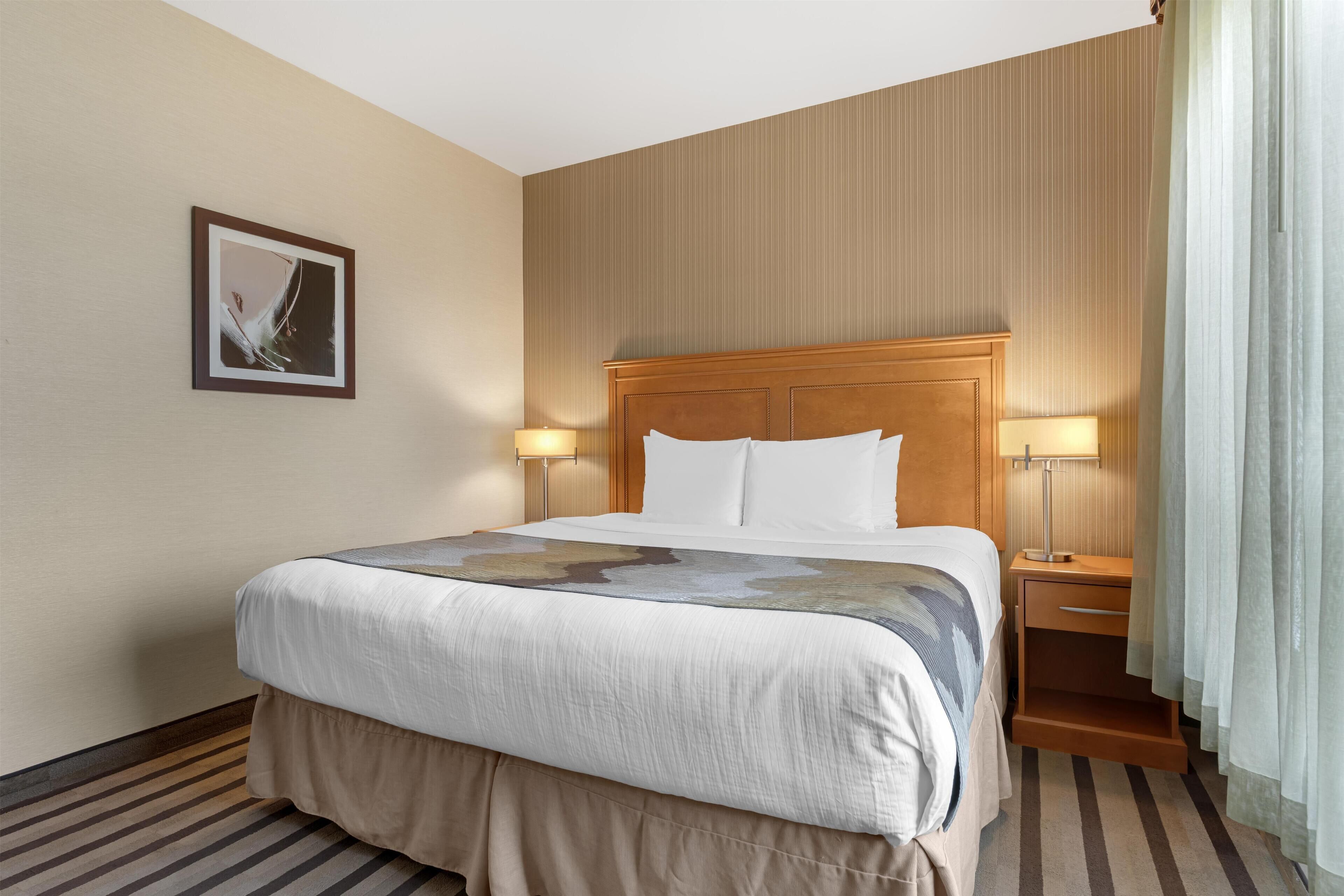 ห้องสวีท, เตียงคิงไซส์ 1 เตียง, ปลอดบุหรี่, ห้องครัว (Living Room;with Sofabed) | โต๊ะทำงาน, เตารีด/โต๊ะรีดผ้า, Wi-Fi ฟรี, ผ้าปูที่นอน