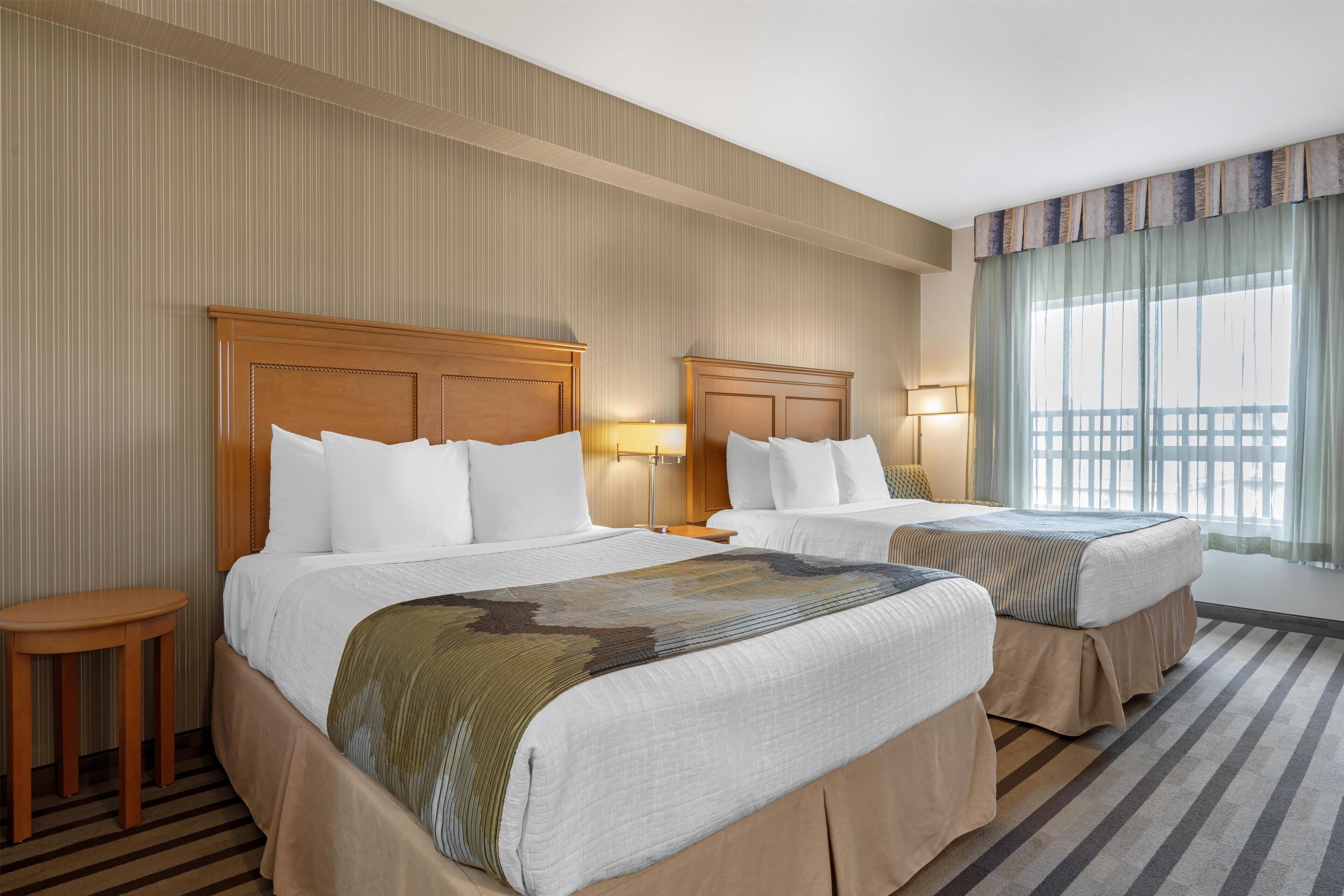 Standard Room, 2 Queen Beds, Non Smoking, Refrigerator & Microwave